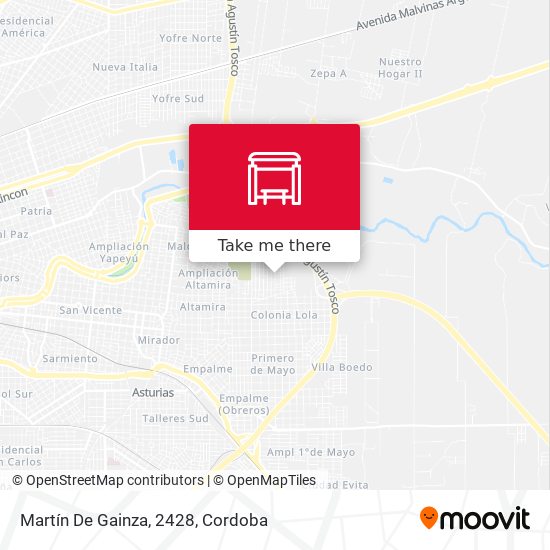 Mapa de Martín De Gainza, 2428