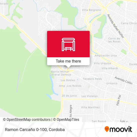 Ramon Carcaño 0-100 map