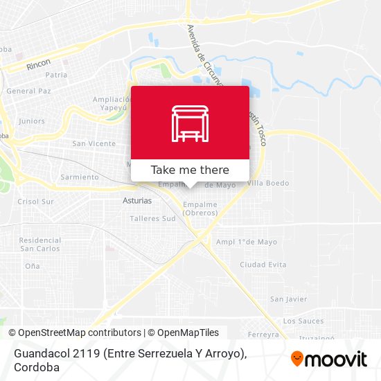 Guandacol 2119 (Entre Serrezuela Y Arroyo) map