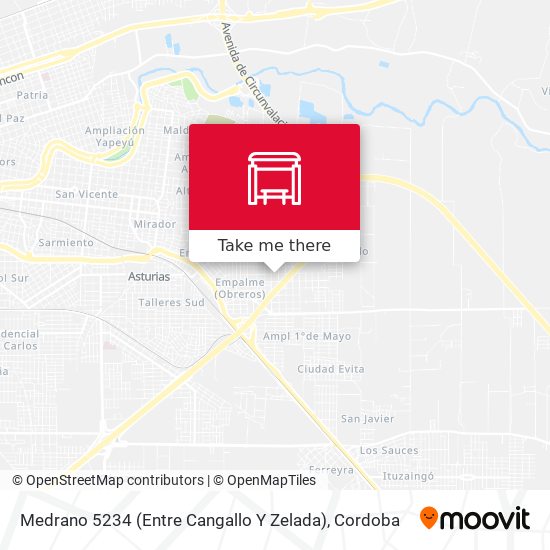 Medrano 5234 (Entre Cangallo Y Zelada) map