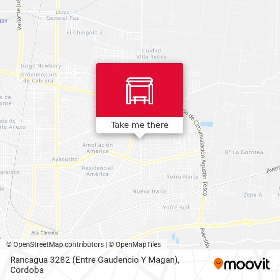 Rancagua 3282 (Entre Gaudencio Y Magan) map