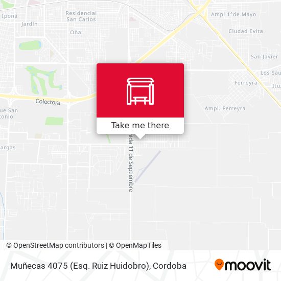 Muñecas 4075 (Esq. Ruiz Huidobro) map