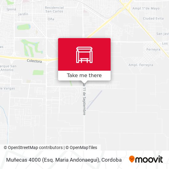Muñecas 4000 (Esq. Maria Andonaegui) map