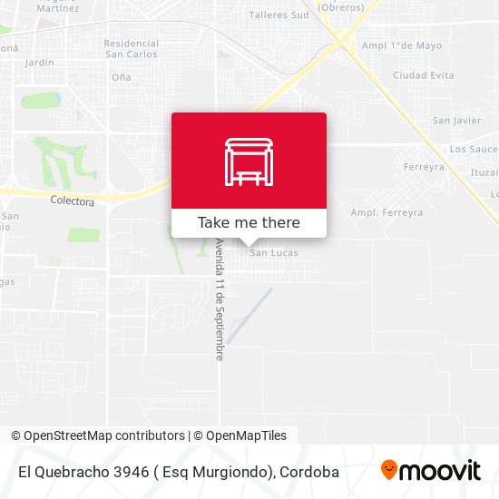 El Quebracho 3946 ( Esq Murgiondo) map
