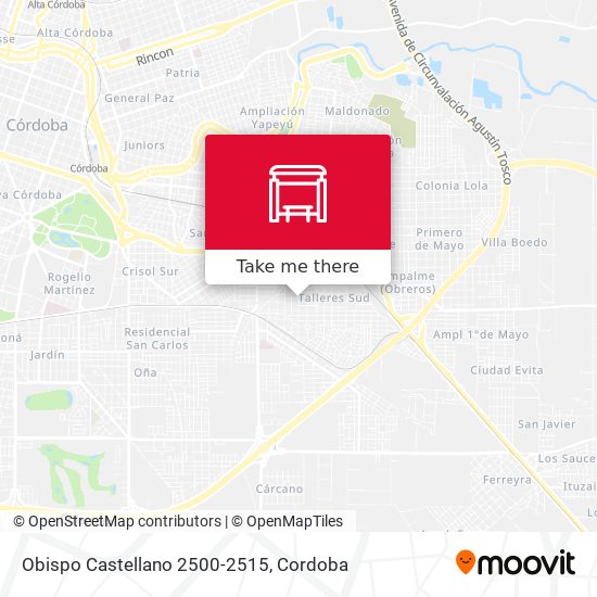 Obispo Castellano 2500-2515 map
