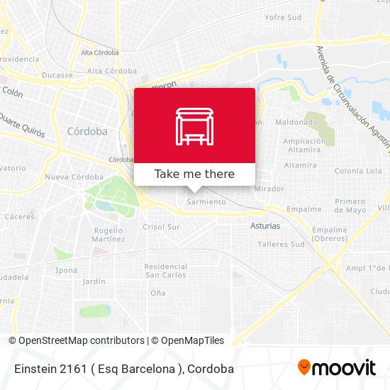 Einstein 2161 ( Esq Barcelona ) map