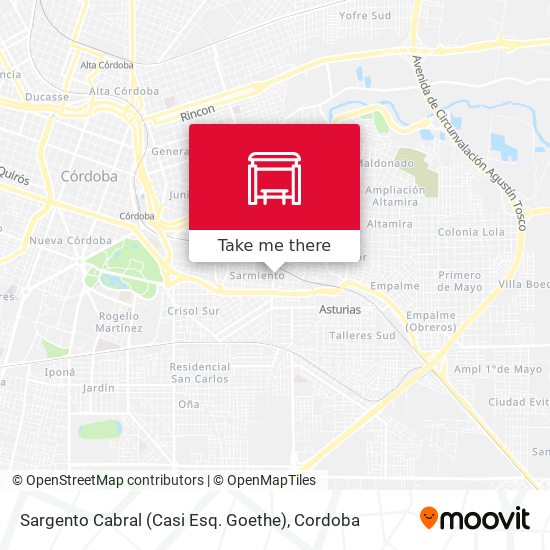 Sargento Cabral (Casi Esq. Goethe) map