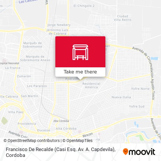 Francisco De Recalde (Casi Esq. Av. A. Capdevila) map