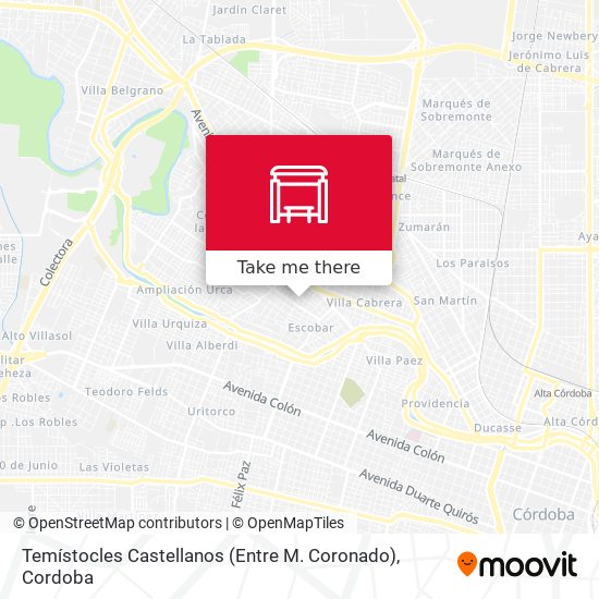 Mapa de Temístocles Castellanos (Entre M. Coronado)