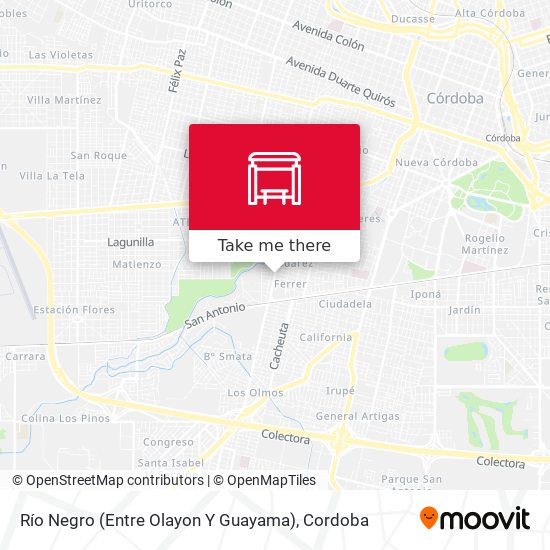 Río Negro (Entre Olayon Y Guayama) map