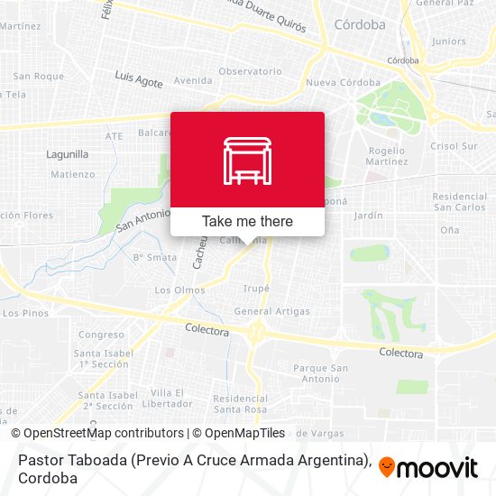 Pastor Taboada (Previo A Cruce Armada Argentina) map