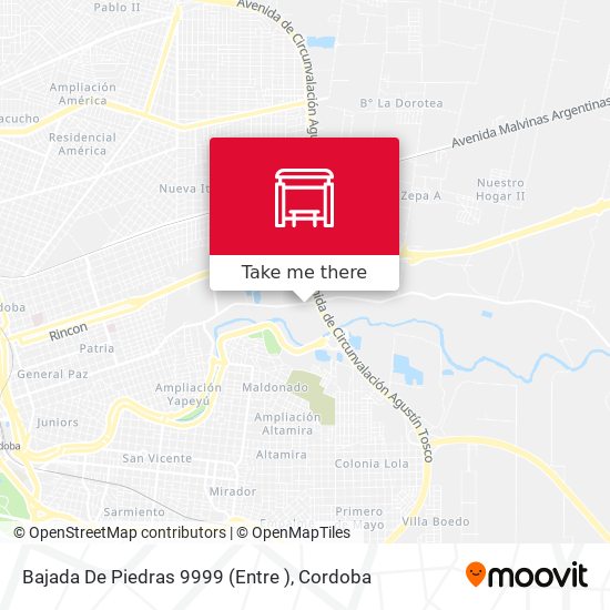 Bajada De Piedras 9999 (Entre ) map