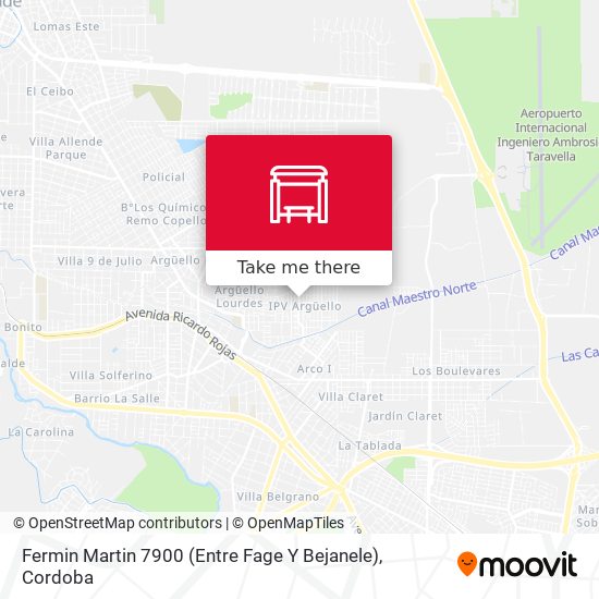 Fermin Martin 7900 (Entre Fage Y Bejanele) map