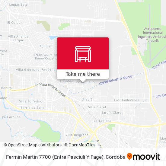 Fermin Martin 7700 (Entre Pasciuli Y Fage) map