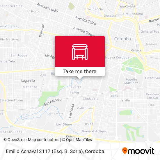 Emilio Achaval 2117 (Esq. B. Soria) map