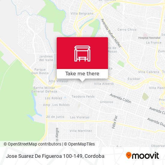 Jose Suarez De Figueroa 100-149 map