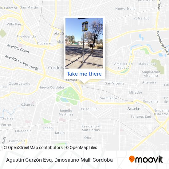 Agustín Garzón Esq. Dinosaurio Mall map