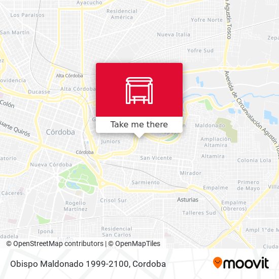 Mapa de Obispo Maldonado 1999-2100