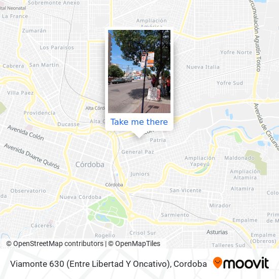 Mapa de Viamonte 630 (Entre Libertad Y Oncativo)