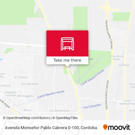 Avenida Monseñor Pablo Cabrera 0-100 map