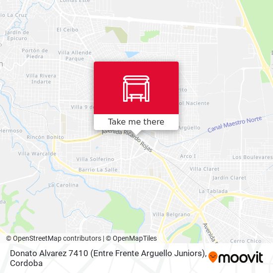 Donato Alvarez 7410 (Entre Frente Arguello Juniors) map