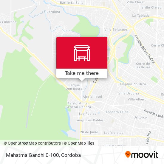 Mahatma Gandhi 0-100 map