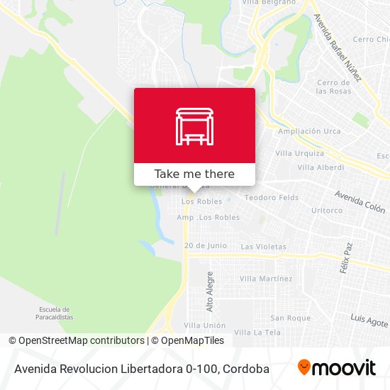 Avenida Revolucion Libertadora 0-100 map