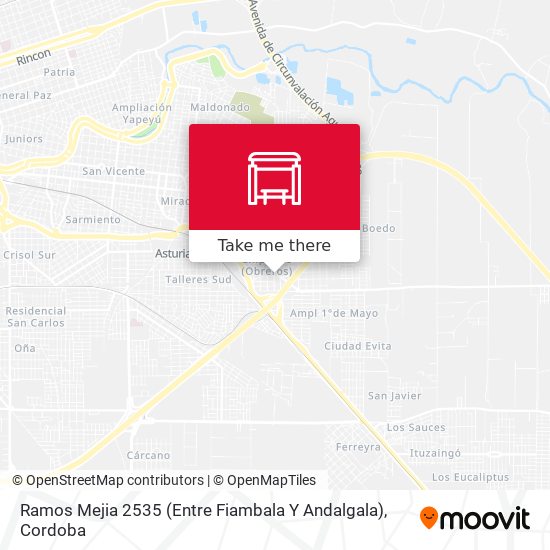 Ramos Mejia 2535 (Entre Fiambala Y Andalgala) map