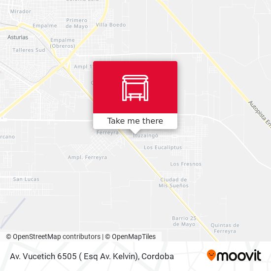 Mapa de Av. Vucetich 6505 ( Esq Av. Kelvin)