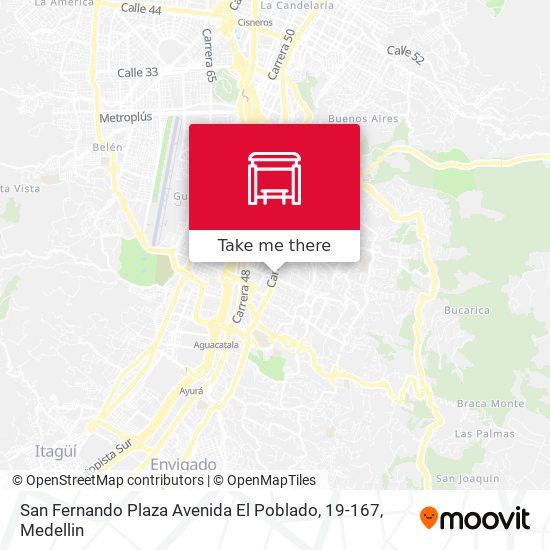 San Fernando Plaza Avenida El Poblado, 19-167 map