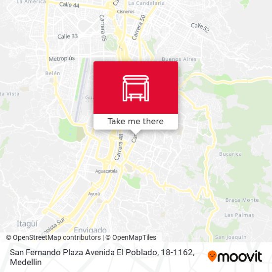 San Fernando Plaza Avenida El Poblado, 18-1162 map