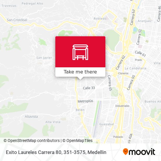 Exito Laureles Carrera 80, 351-3575 map