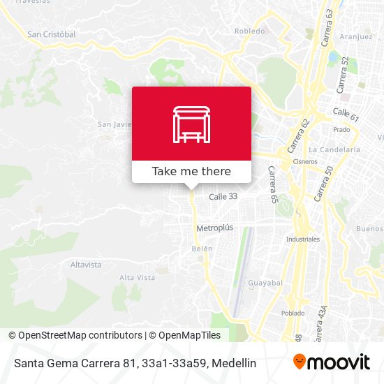 Santa Gema Carrera 81, 33a1-33a59 map