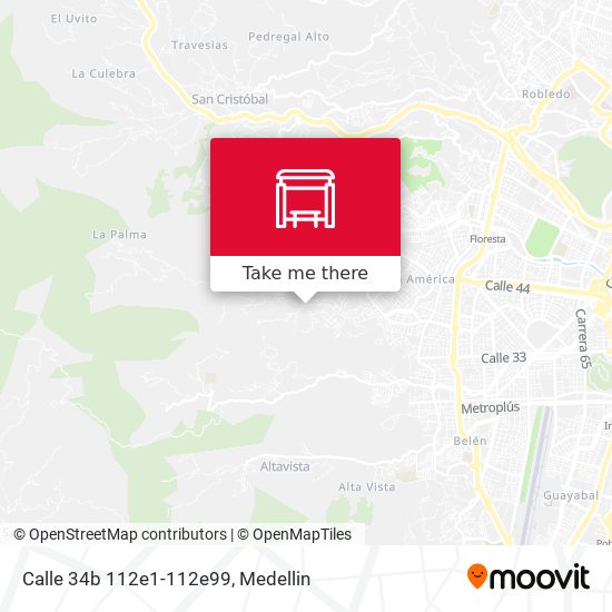 Calle 34b 112e1-112e99 map