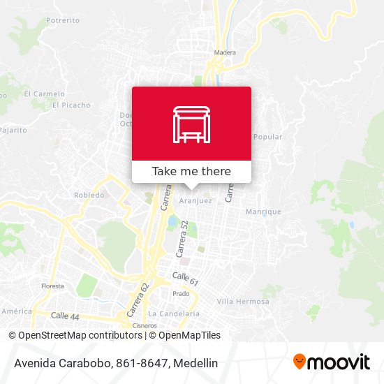 Mapa de Avenida Carabobo, 861-8647