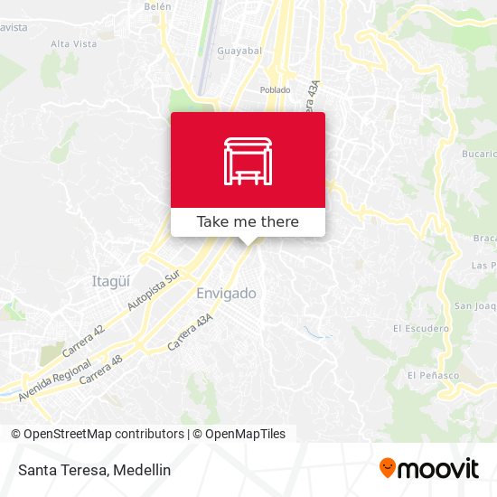 Mapa de Santa Teresa