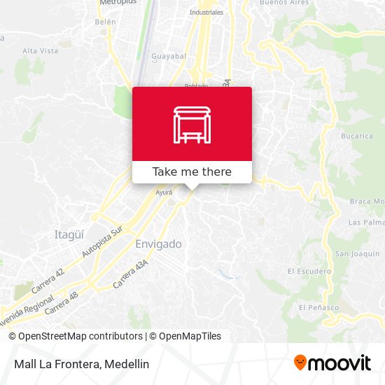 Mall La Frontera map