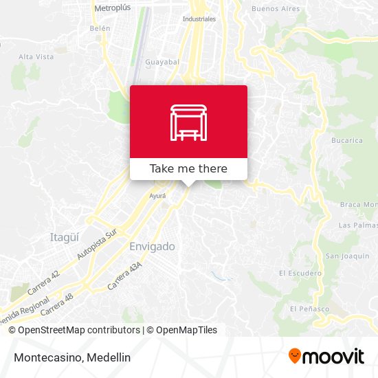 Montecasino map