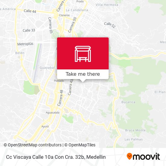 Mapa de Cc Viscaya Calle 10a Con Cra. 32b