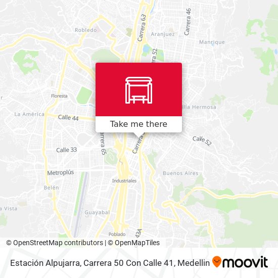 Estación Alpujarra, Carrera 50 Con Calle 41 map