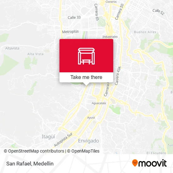 Mapa de San Rafael