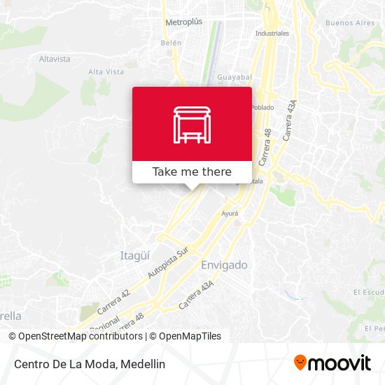 Centro De La Moda map
