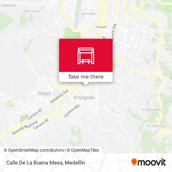 Calle De La Buena Mesa map