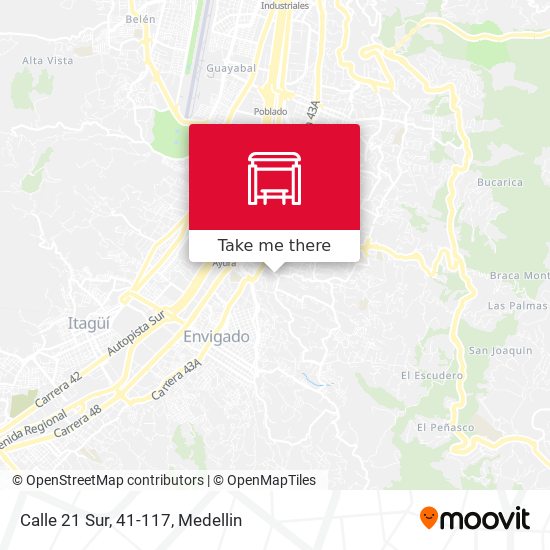 Calle 21 Sur, 41-117 map