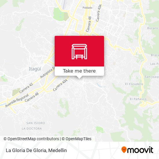La Gloria De Gloria map