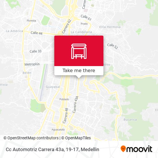 Cc Automotriz Carrera 43a, 19-17 map