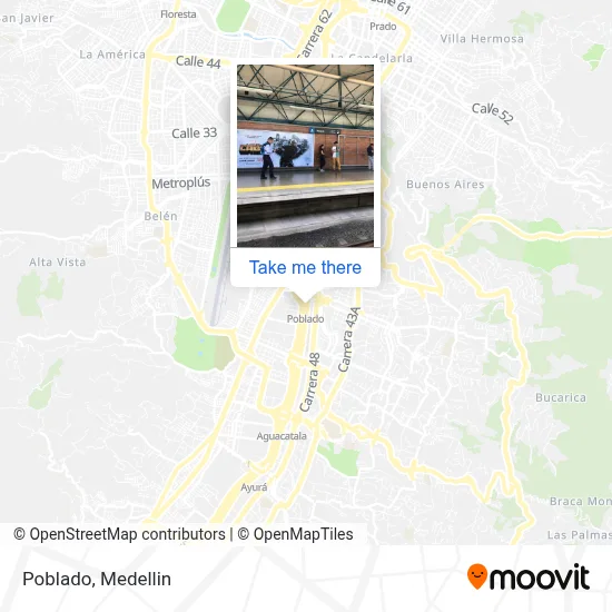 Poblado map
