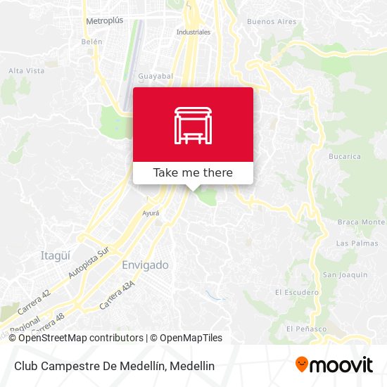 Club Campestre De Medellín map