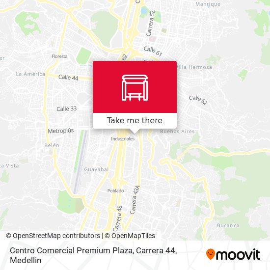 Mapa de Centro Comercial Premium Plaza, Carrera 44