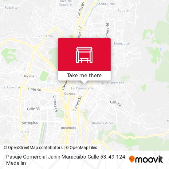 Mapa de Pasaje Comercial Junin Maracaibo Calle 53, 49-124